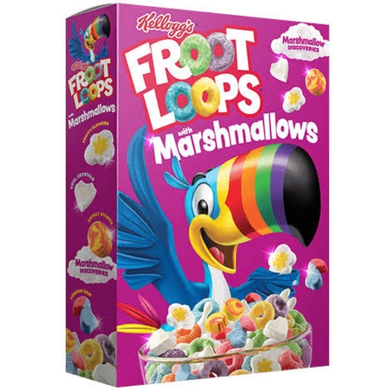 

Kelloggs Froot Loops with Marshmallow Cereal - Sereal Import