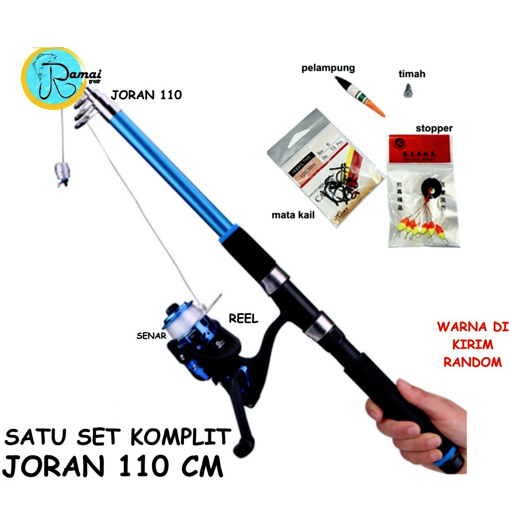 Alat Pancing Satu Set Lengkap Siap Pakai