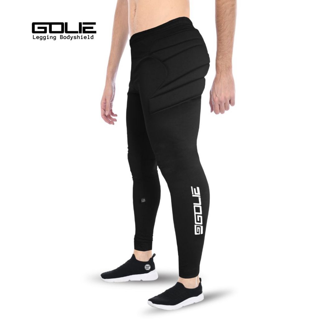 Golie legging bodyshield singlepadd panjang bahan elastis strech untuk kiper