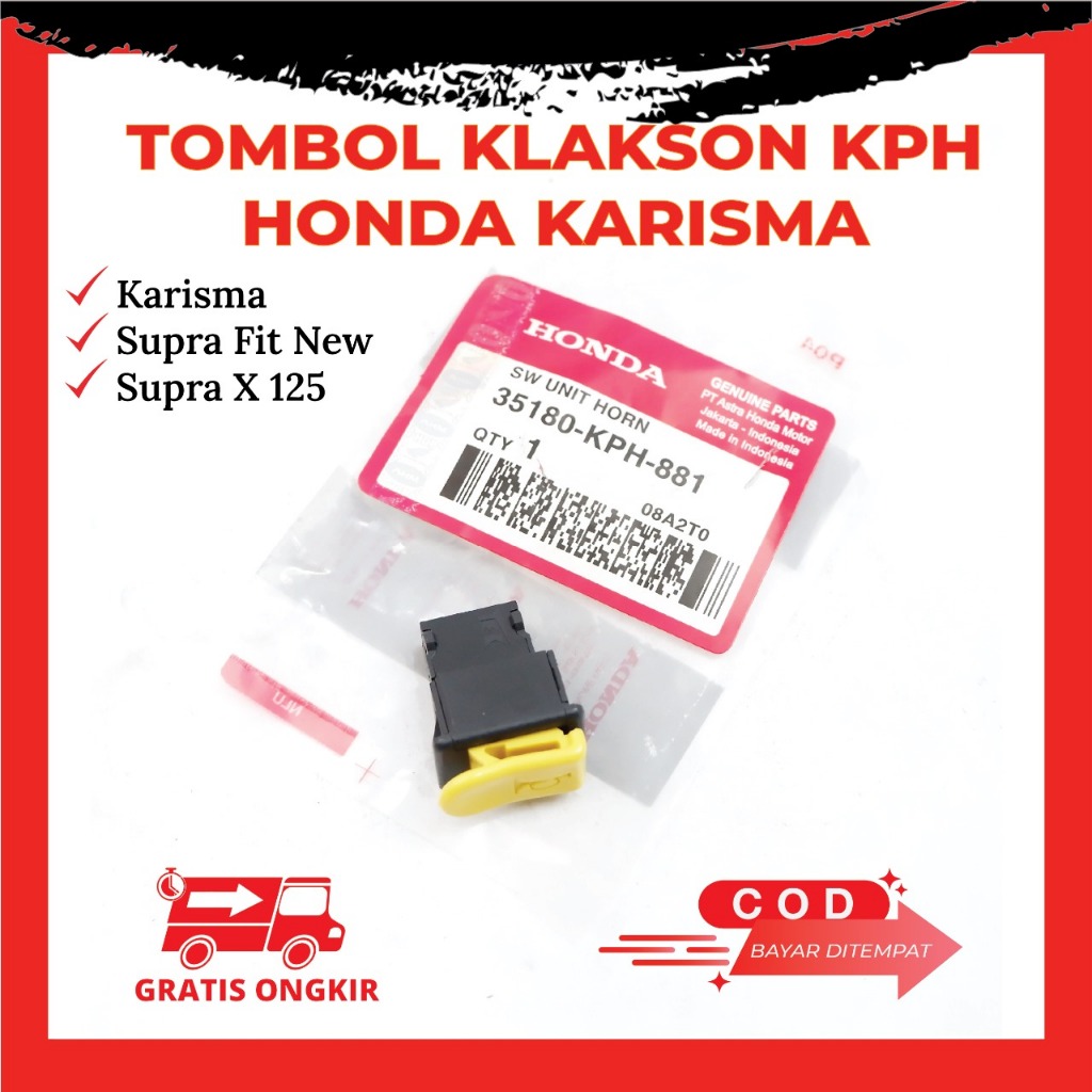 Tombol Klakson Karisma Supra FIT New Supra X 125 KPH Original