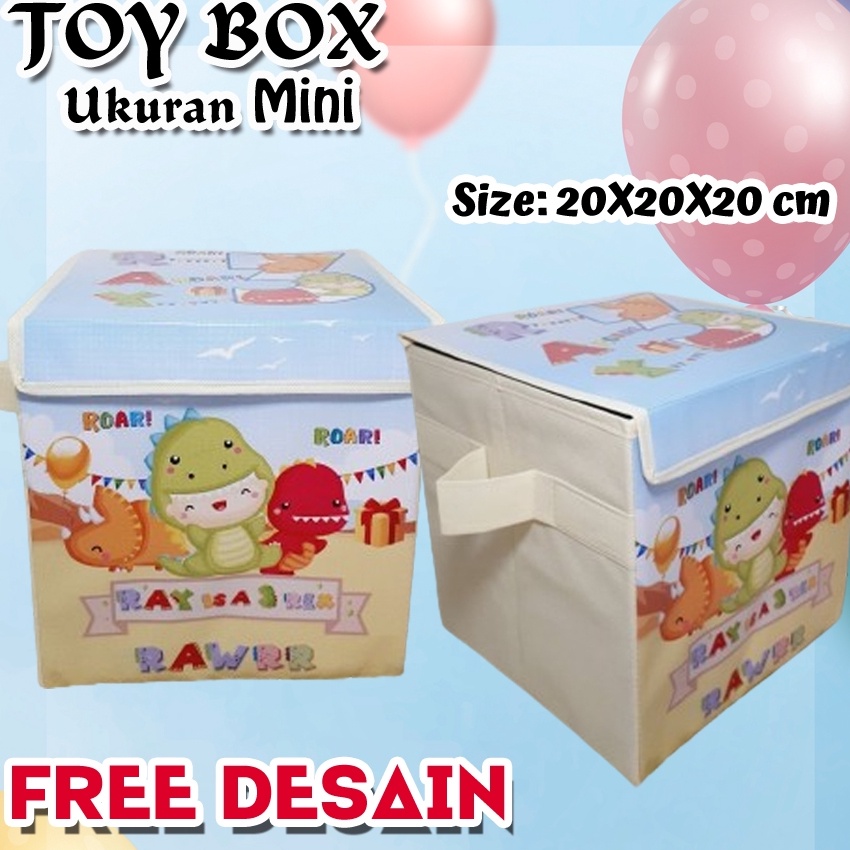

murah Souvenir Ultah Toy Box Mini Custom Bergambar Terlaris