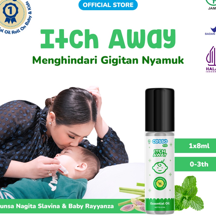 

Terkini Cessa Baby Itch Away Natural Essential Oil Menghidari NyamukSerangga
