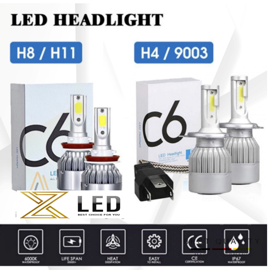 ORIGIANL LAMPU LED MOBIL H4 H11 HEADLIGHT 36 WATT SUPERBRIGHT LAMPU UTAMA MOBIL | FOGLAMP MOBIL
