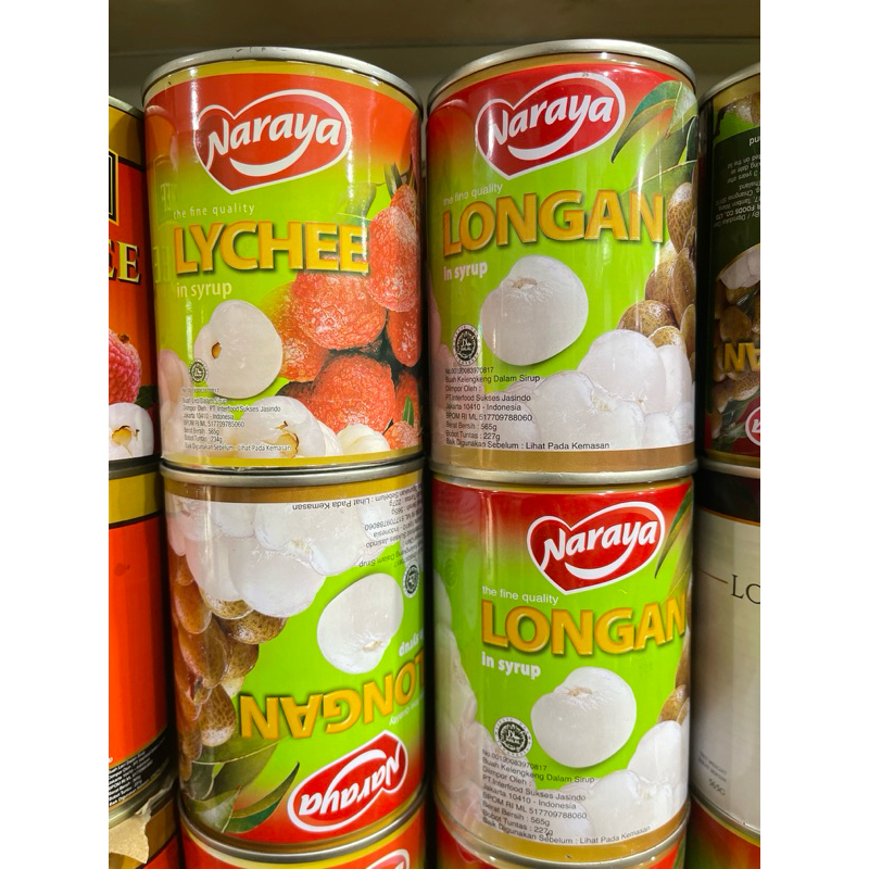 

Buah Kaleng NARAYA LYCHEE/ NARAYA LONGAN 565g