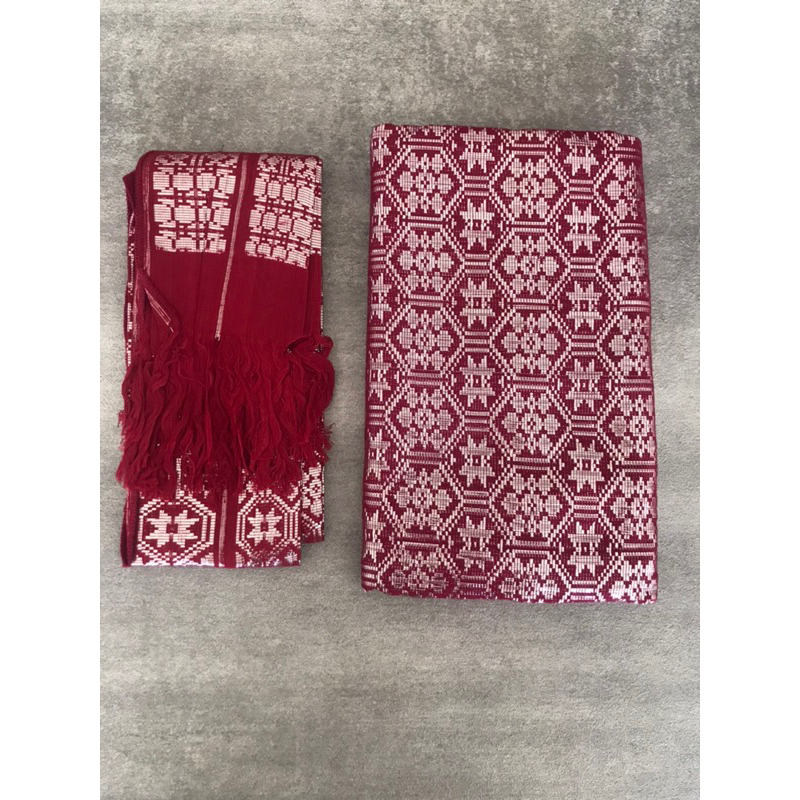 Kain Batik Set Selendang Kain Ulos Batak