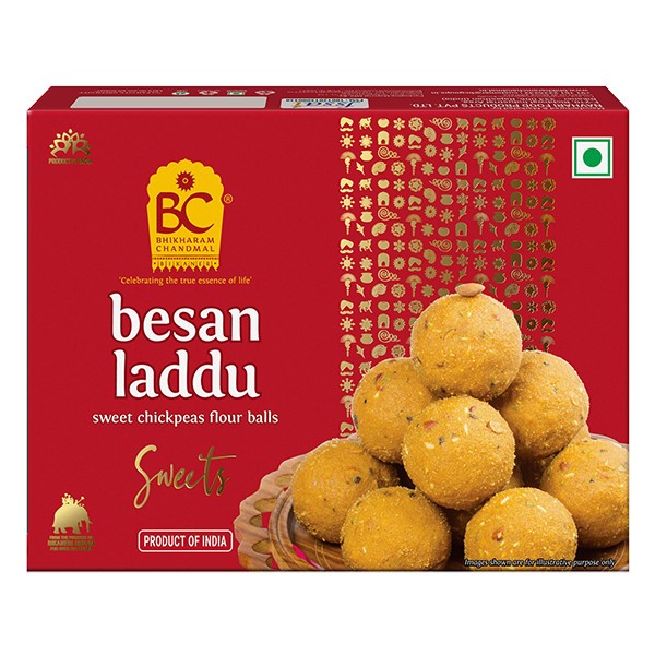 

{{{{{{] BHIKHARAM CHANDMAL BESAN LADDU 400 GM