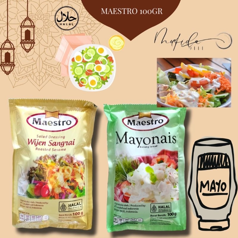 

Maestro mayonaise/ wijen sangrai 100 gram