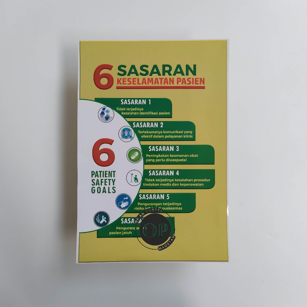 

Stiker 6 Sasaran Keselamatan Pasien - Stiker 6 Patient Safety Goals