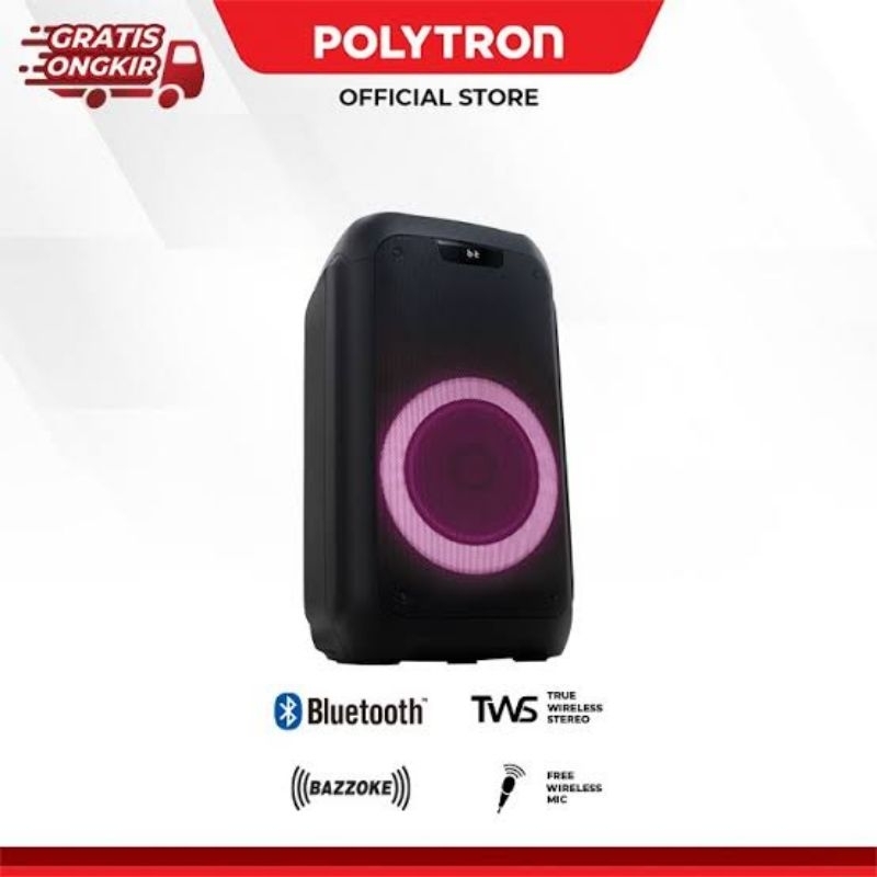 speaker karaoke portable Polytron PPS 8L12