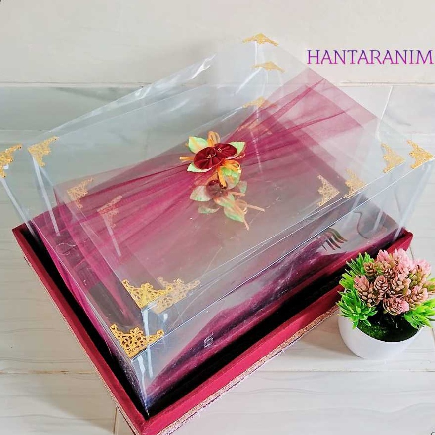 

HJ6 ECER ISI 2 Box Kotak Seserahan Pernikahan Full Sett Isi 4 Box Termasuk Mika Tinggal Pasang