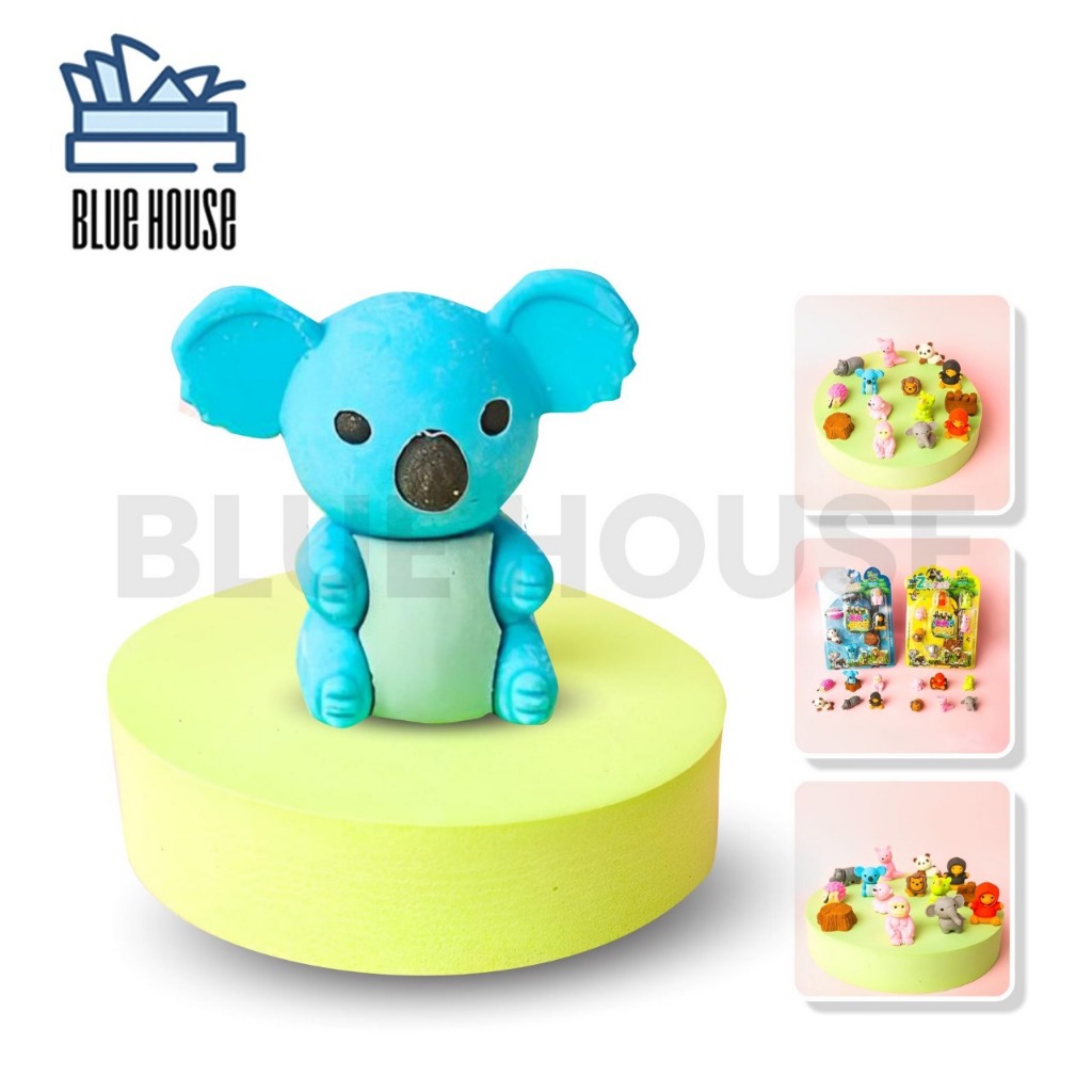 

Penghapus Bentuk Hewan Mini Zoo Lucu Koleksi Atk Anak 1 Set Isi 6 Motif Hadiah Ulang Tahun