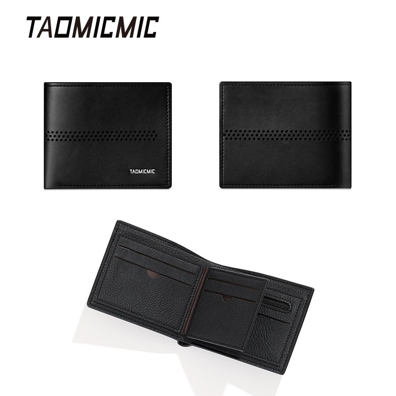 TAOMICMIC S3120 Dompet Cowok Bahan Kulit PU Leather Premium Dompet Lipat Pria