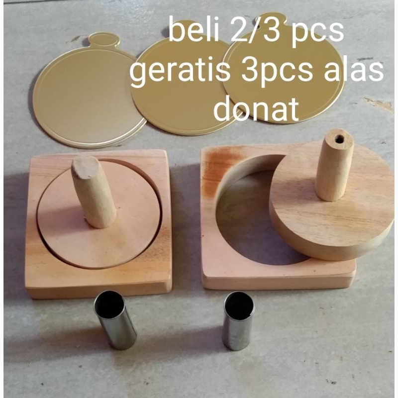 Cetakan donat kayu / Cetakan donat kentang / Cetakan donat murah