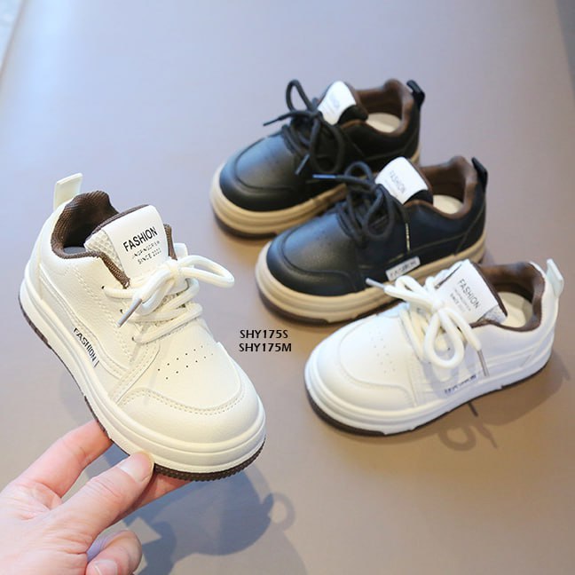 sepatu formal anak lakilaki perempuan import / sepatu sekolah hitam / spt182