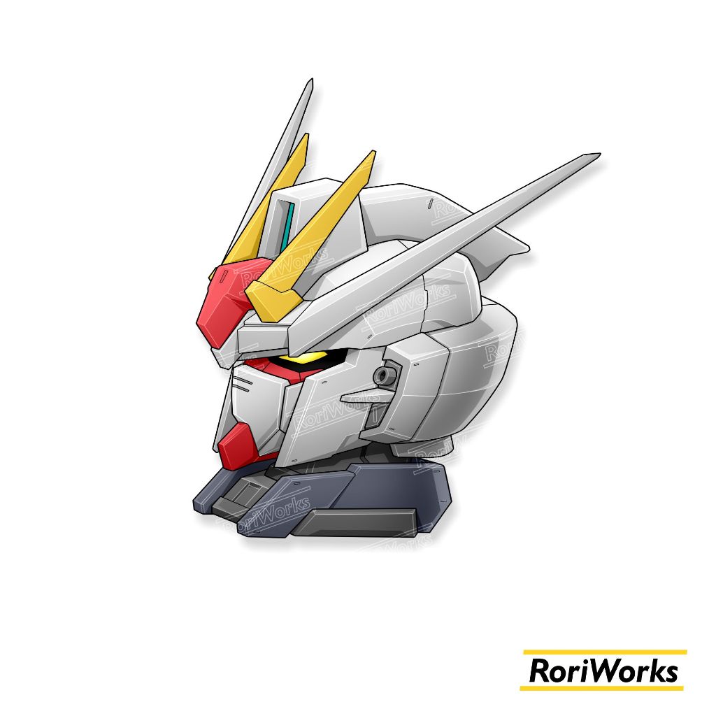 

Stiker Kiss cut - Strike Gundam Head