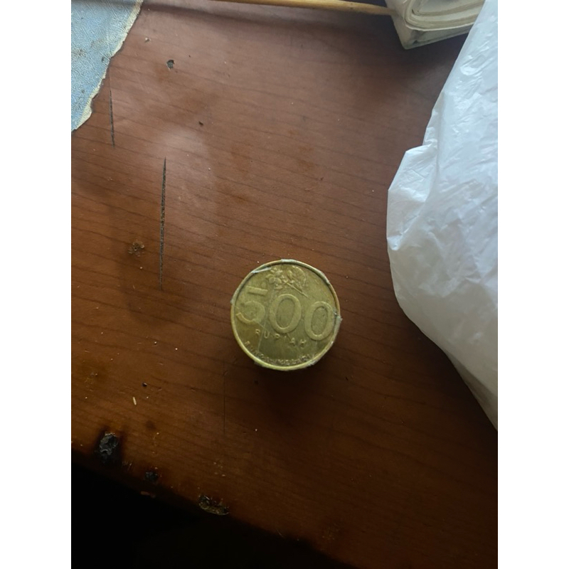 koin 500 rupiah bunga melati