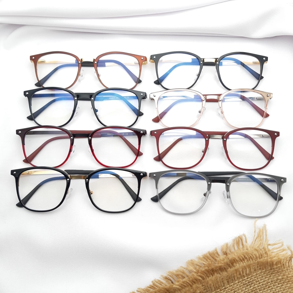 FRAME KACAMATA PRIA/WANITA 6011 NORMAL/MINUS ANTIRADIASI,FHOTOCROMIK