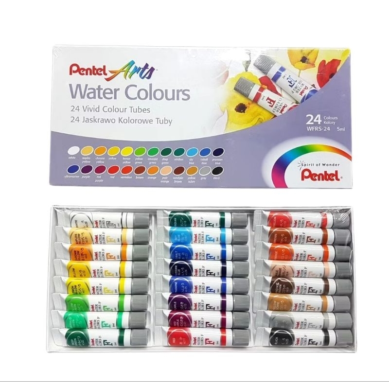 

Watercolor Pentel 24 warna