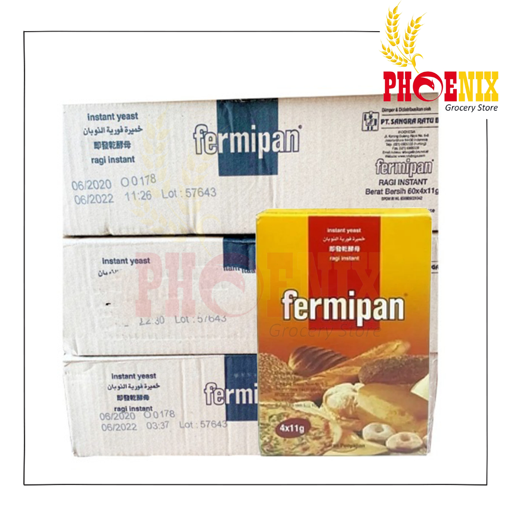 

Fermipan ragi 1 Dus isi 60 kotak