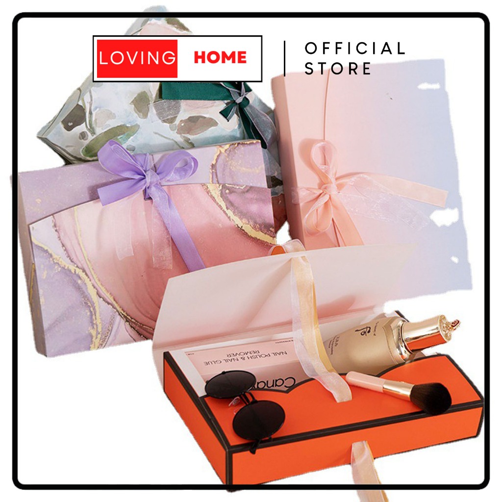 

LOVING HOME - Box Pita Dus Vintage Premium Gift Box Kotak Kado Sakura Aurora Hampers Box