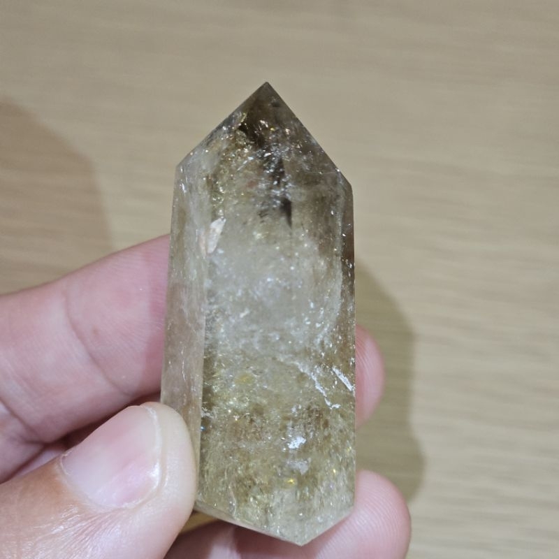 Natural Citrine Tower China Crystal Rainbow