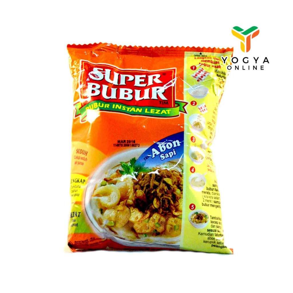 

Superbubur Single Abon Sapi 49 G