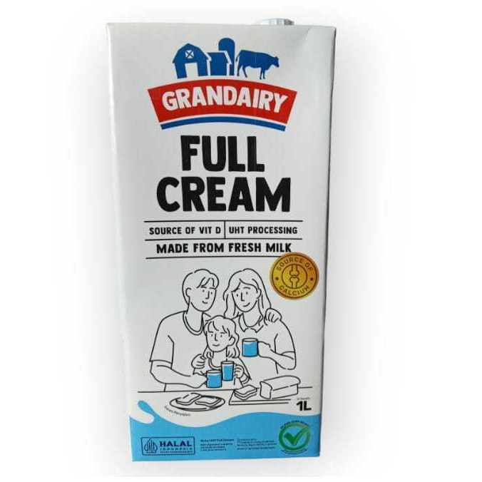 Grandairy Susu Cair Full Cream 1liter