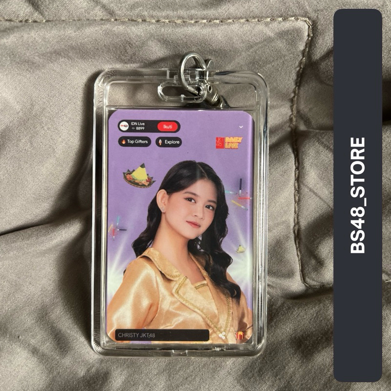 Limited Photocard Best Supporter IDN Live Christy JKT48 Officiall