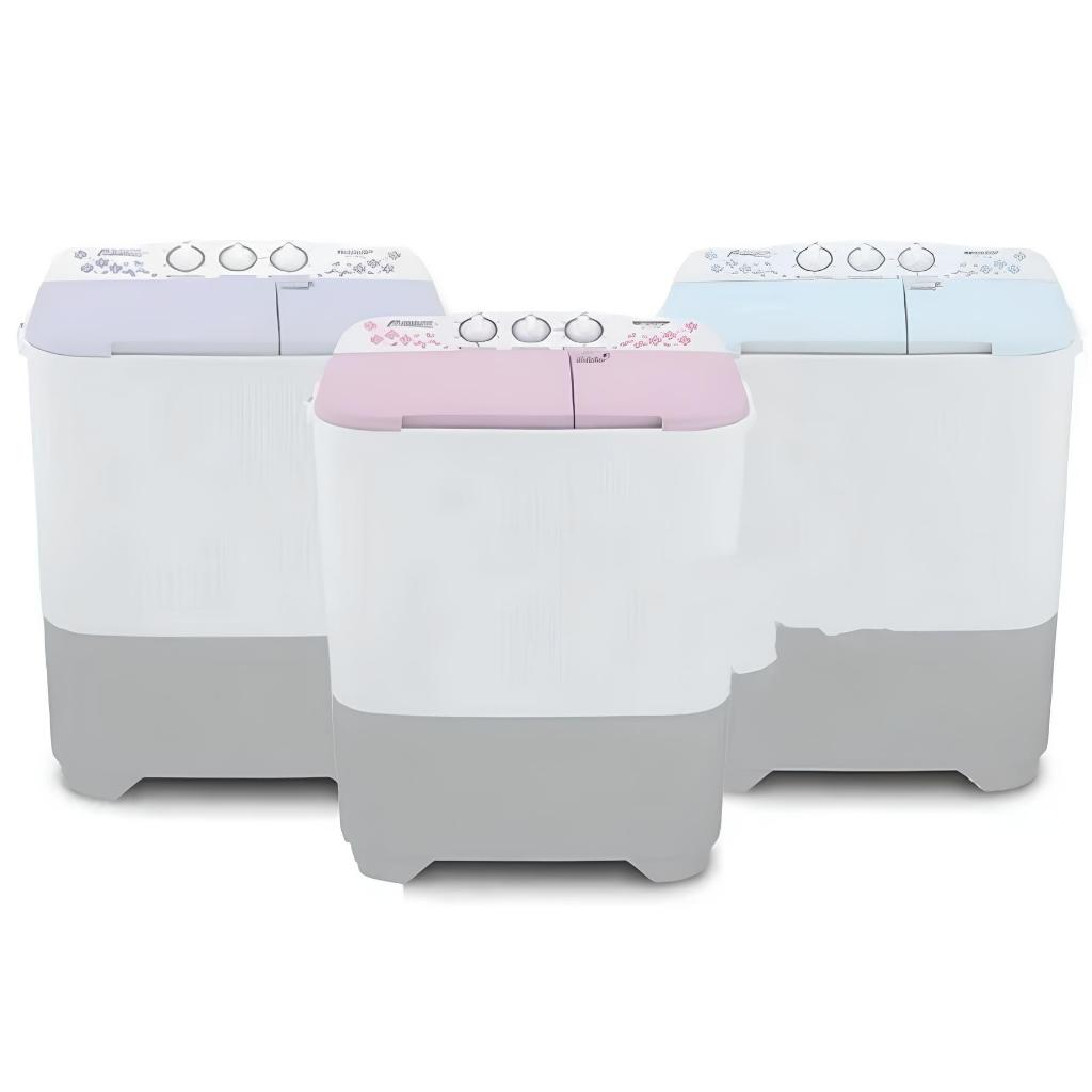 Sharp ES-T70MW-BL/PK/LC Mesin cuci 6.5Kg 2 Tabung Washing Machine Kapasitas 6.5Kg