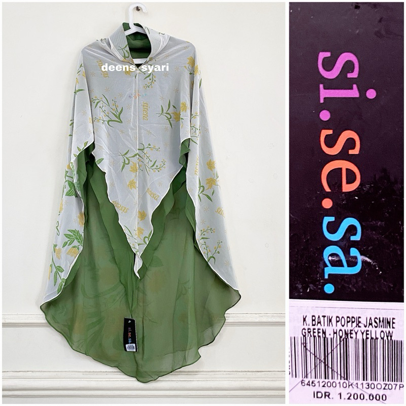 sisesa khimar printing broken white