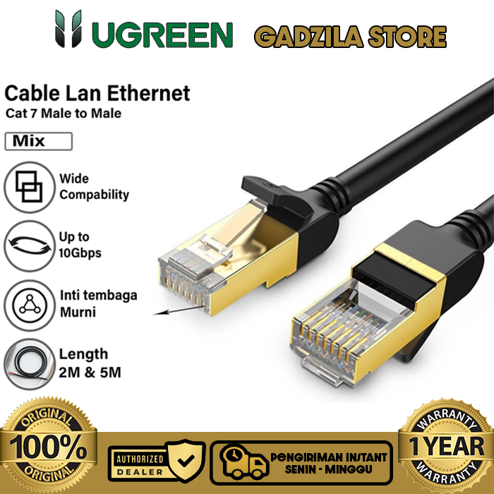 UGREEN Kabel LAN Ethernet 10Gbps Internet Modem RJ45 Cat.7 Cat.8 Network Gigabit Cable Ethernet For 