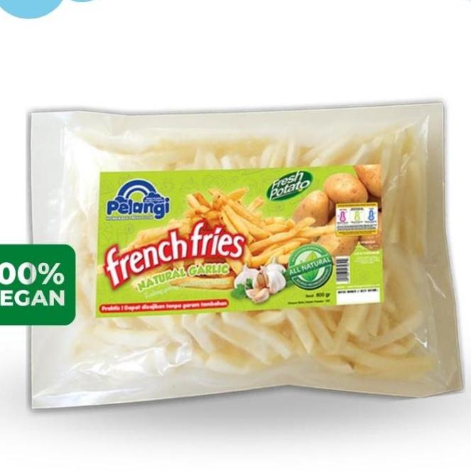 

French Fries Garlic No MSG - Pelangi Healthy Frozen Food