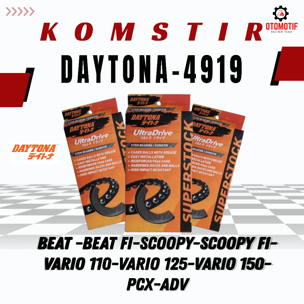 Komstir beat fi scoopy fi vario 110 vario 125 vario 150 pcx adv komstir daytona 4919 original