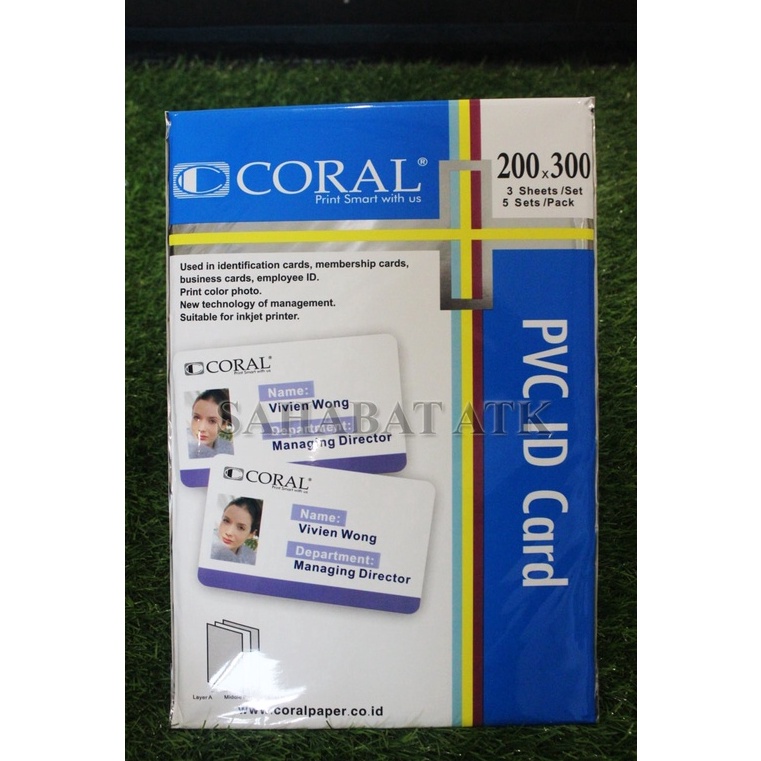 

KODE V5J7 CORAL PVC ID CARDKERTAS ID CARD