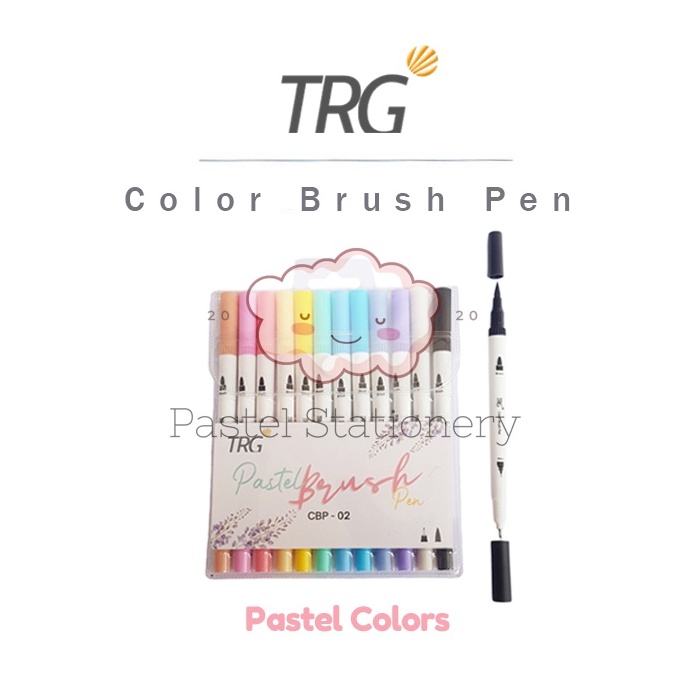 

Color Brush Pen Pastel 12 Warna Pena Kuas Warna TRG CBP2 KODE C7F1