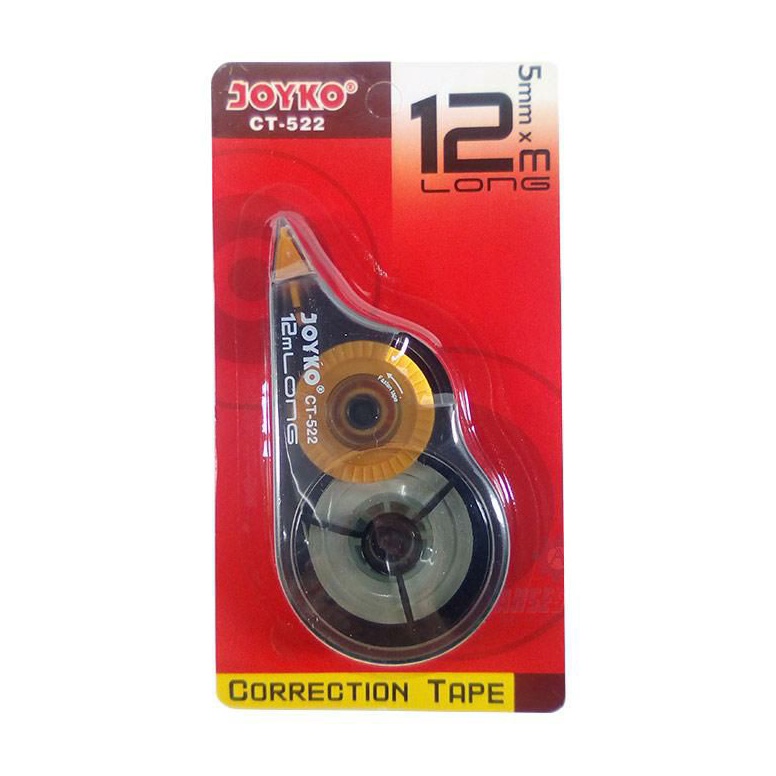 

Corretion tape Joyko CT522 harga terera selusin isi 12 pcs KODE P2V1