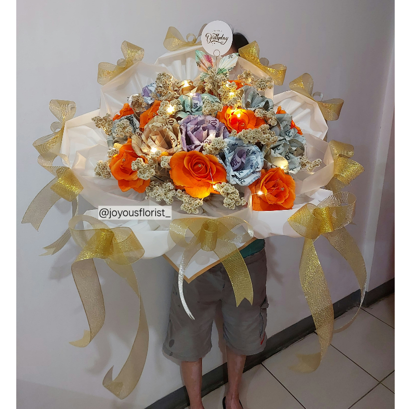 [JOYOUSFLORIST_] Bouquet Bunga Uang | Pecahan 50RB | Pecahan 100RB | Money Bouquet | Bunga Uang