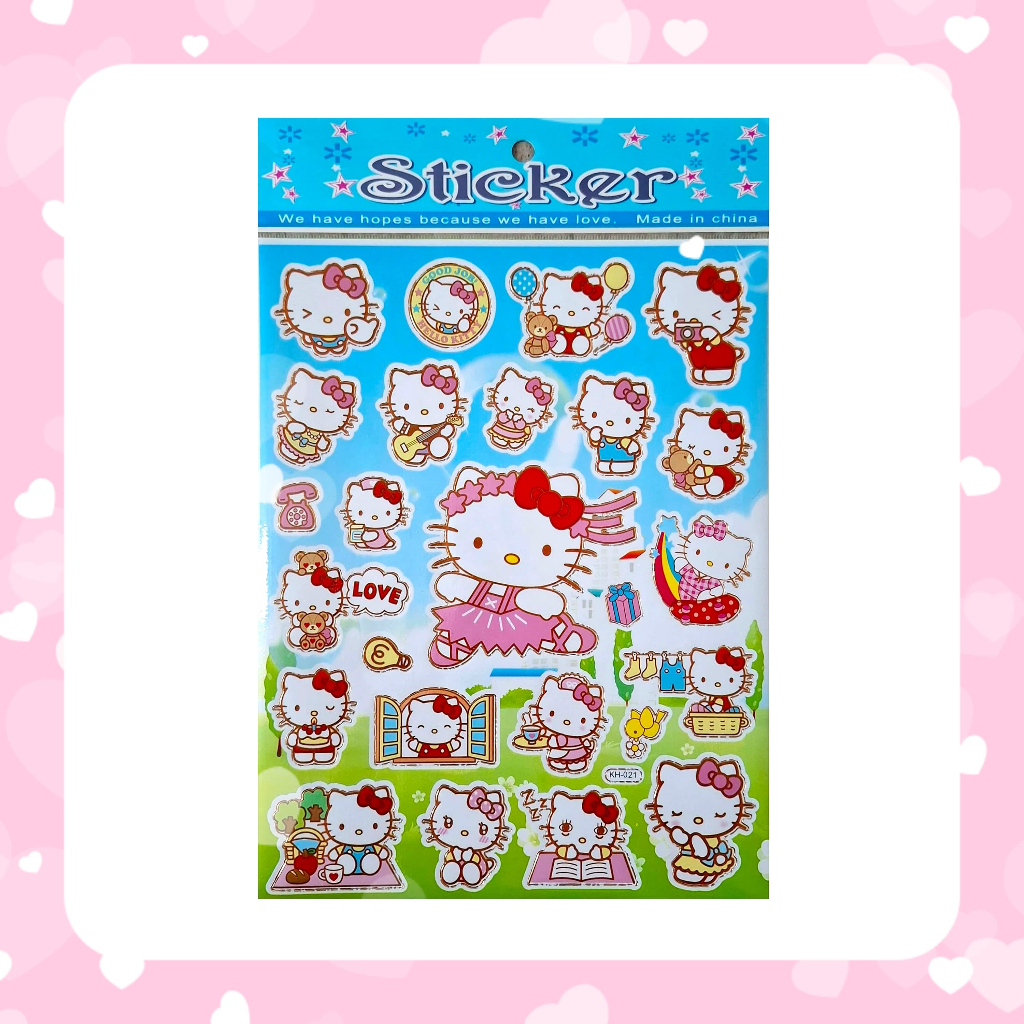 

Stiker Laser Gambar Tempel Laser Sticker Anak Karakter Kartun Hello Kitty