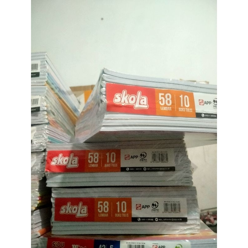

Buku sekola 58 lembar