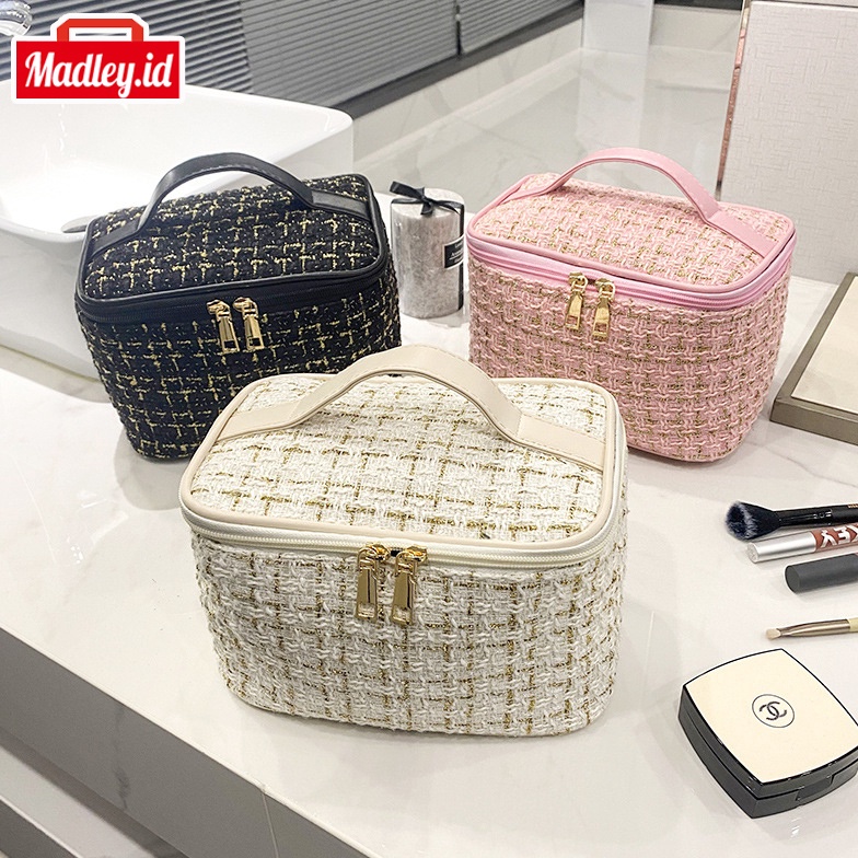 MAdley Tas Make UP Travel Bag Kosmetik Serbaguna Wanita Tahan Air Fashion Korea TK19 v V8E4