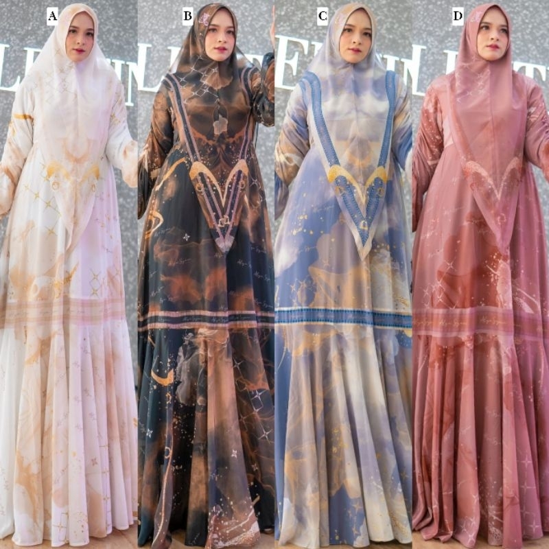 Zahra Series Syari Putih by Alya