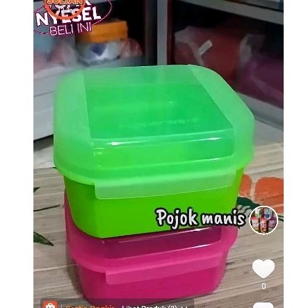 wadah bekal fancy signature 450ml tupperware eceran 1 pcs