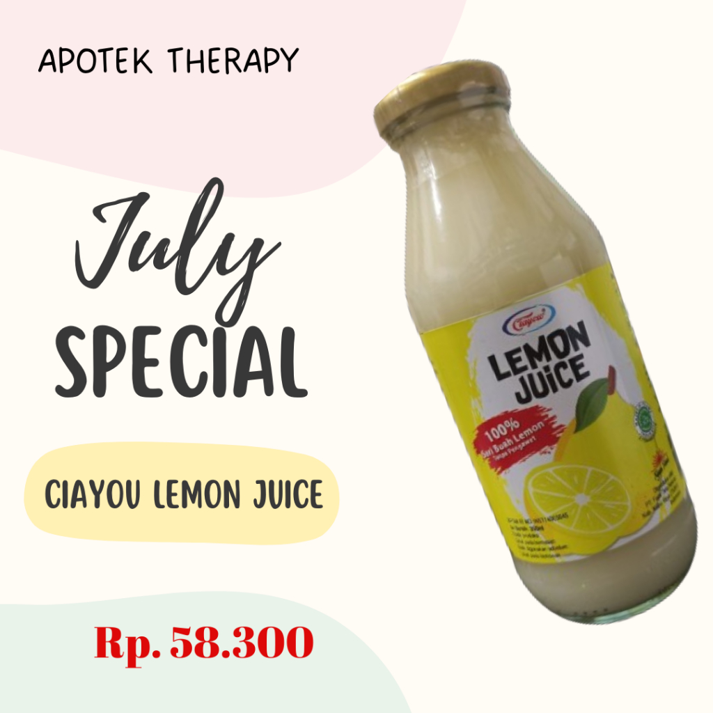 

Ciayow Lemon Juice 100% Sari Buah Lemon 350 mL