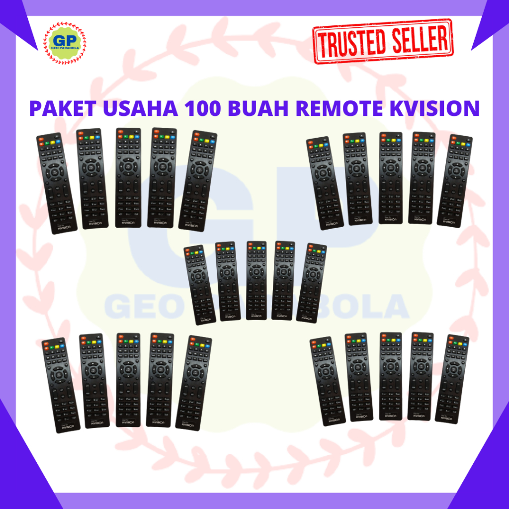 PAKET USAHA REMOTE KVISION BROMO C2000  100 BUAH PALING LARIS