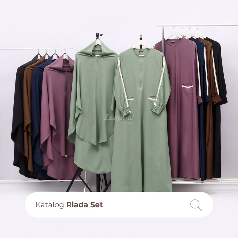 [SIAP KIRIM] RIADA SET BY ZANUBA HIJAB - GAMIS SET RIADA ZANUBA TERBARU