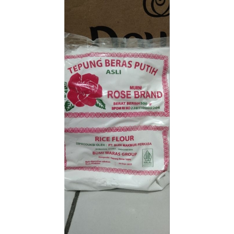

tepung beras putih rose brand 500gr