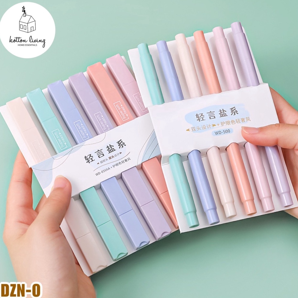

isi 6 spidol pastel set stabilo highlighter DZN O KODE W8S5