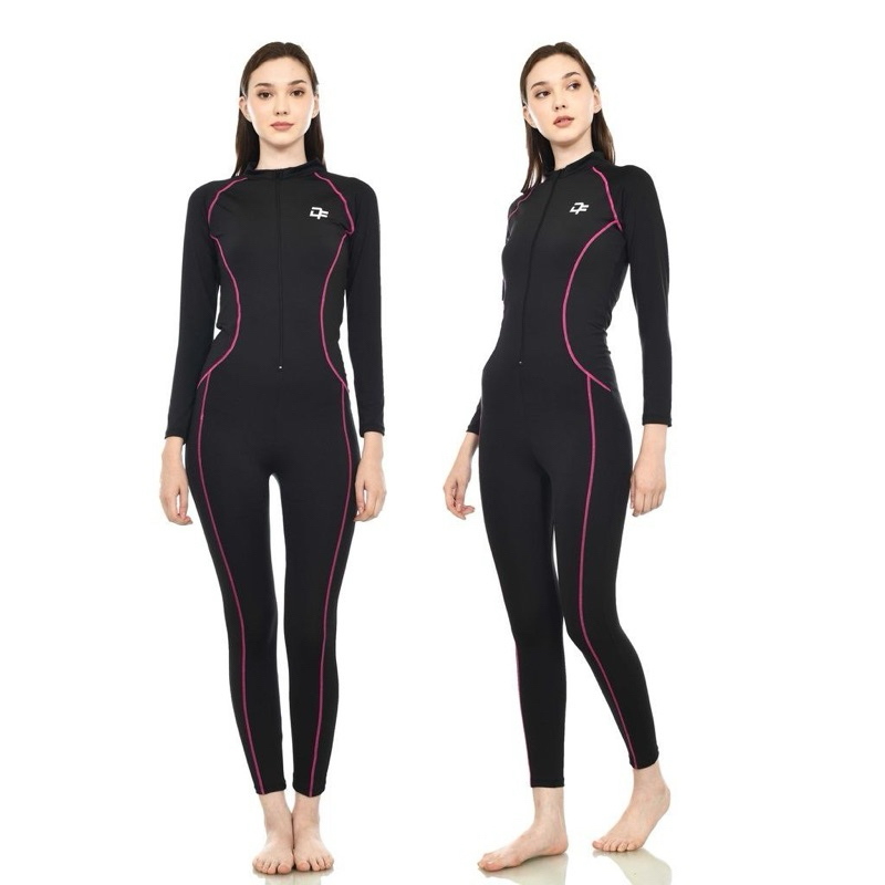 Baju Renang Dewasa Model Jumpsuit Lapis Cup Bra/Baju Renang Jumpsuit