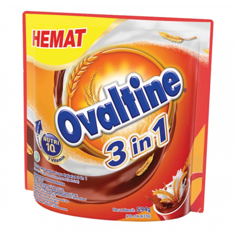 

ovaltine 3 in 1 minuman bubuk susu cokelat 594g