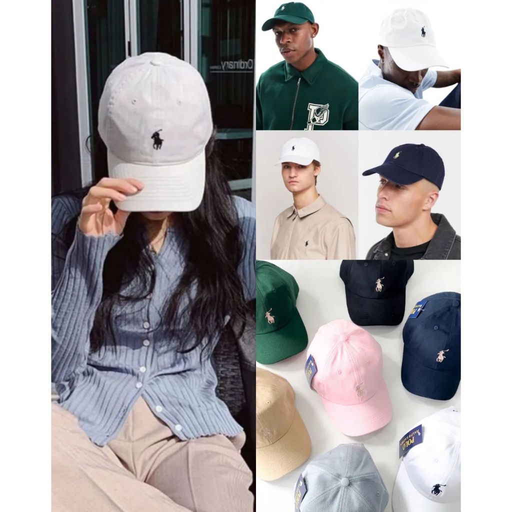 Topi Polo by Ralph Lauren Cotton Baseball Cap